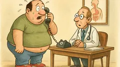 Barzelletta: un dottore dice al paziente ciccione