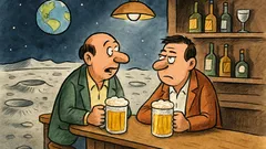 Barzelletta: ieri sera, pub sulla Luna...