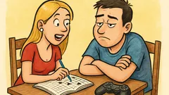 Barzelletta: Ilary sfida Totti col cruciverba