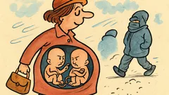 Barzelletta: Due gemelli nella pancia...