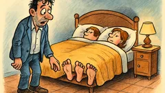 Barzelletta: Un tizio torna a casa alle tre