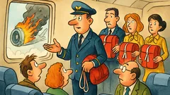 Barzelletta: Esplodono i motori, il pilota sorride