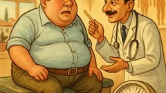 Barzelletta: «Dottore, ho preso settanta chili!»