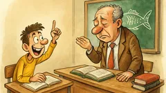 Barzelletta: Il prof parla di pesce