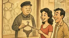 Barzelletta: Il più famoso venditore di biancheria