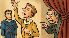 Barzelletta: Uno studente sostituisce l’attore malato