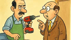 Barzelletta: Questo trapano serve anche per svitare?