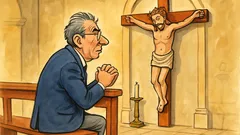 Barzelletta: Moratti in chiesa sente una voce