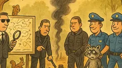 Barzelletta: CIA, FBI e polizia nella foresta