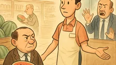 Barzelletta: Al reparto alimentari chiede mezzo cocomero