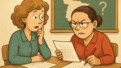 Barzelletta: La maestra corregge geografia e sospira…