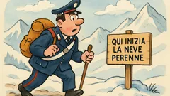 Barzelletta: un carabiniere siciliano in montagna