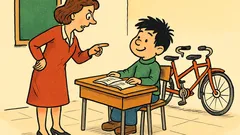 Barzelletta: La maestra chiede il plurale di bicicletta…