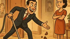 Barzelletta: Un venditore di aspirapolvere bussa alla porta