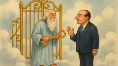 Barzelletta: Berlusconi arriva alle porte del Paradiso