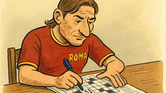 Barzelletta: Totti fa un cruciverba