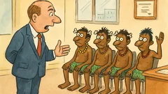 Barzelletta: Cinque cannibali assunti in azienda tedesca