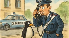 Barzelletta: un carabiniere trova un pinguino
