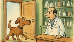Barzelletta: Cosa fa un cane in farmacia?