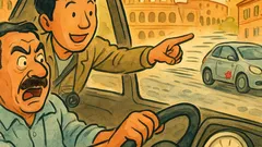 Barzelletta: Un giapponese sale sul taxi a Roma