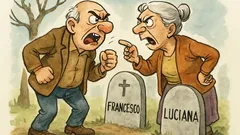 Barzelletta: Due anziani coniugi litigano furiosamente