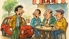 Barzelletta: Un uomo arriva al bar ammaccato