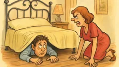 Barzelletta: Hai litigato con tua moglie?