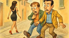 Barzelletta: Due amici a caccia in centro