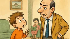 Barzelletta: Papà, papà... perché hai sposato mamma?