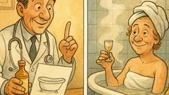 Barzelletta: Il dottore prescrive grappino e bagno
