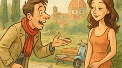 Barzelletta: Un poeta chiede un foglio in parco