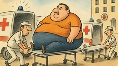 Barzelletta: Era così grasso che l’ambulanza...