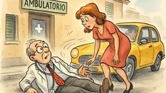 Barzelletta: Un tizio viene investito davanti all’ambulatorio