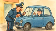 Barzelletta: carabiniere chiude l’auto con chiavi