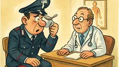 Barzelletta: Un carabiniere va dal dottore…