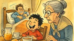 Barzelletta: Pierino ride a colazione...