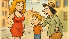 Barzelletta: Pierino, bacia la signora...