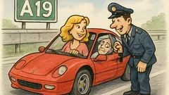 Barzelletta: Autovelox ferma Ferrari a 19