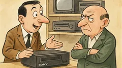 Barzelletta: «Com’è questo videoregistratore?»