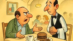 Barzelletta: In un ristorante, cliente furioso