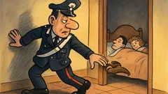 Barzelletta: Un carabiniere torna a casa al buio