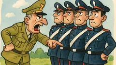 Barzelletta: Il generale passa in rivista i carabinieri
