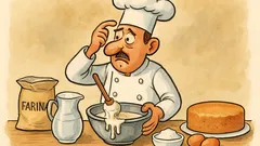 Barzelletta: Mescoli acqua e farina, sparisce la colla?