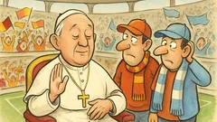 Barzelletta: allo stadio c’è anche il Papa