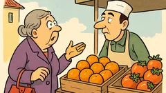 Barzelletta: una signora dal fruttivendolo chiede i cachi