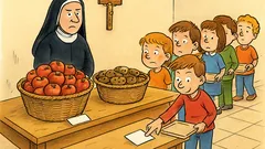 Barzelletta: Pierino lascia un biglietto in mensa