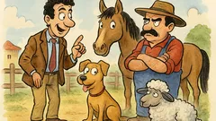 Barzelletta: un ventriloquo arriva in un paese