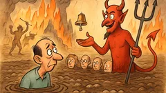 Barzelletta: Un uomo muore e va all’inferno…