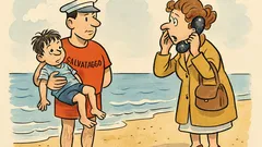 Barzelletta: Pronto? Ha salvato mio bambino?