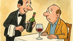 Barzelletta: Un cameriere fa parlare il vino